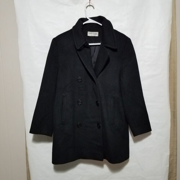 Vintage Forecaster Of Boston Wool Women's Size 10 Pea Coat Jacket - Main Image